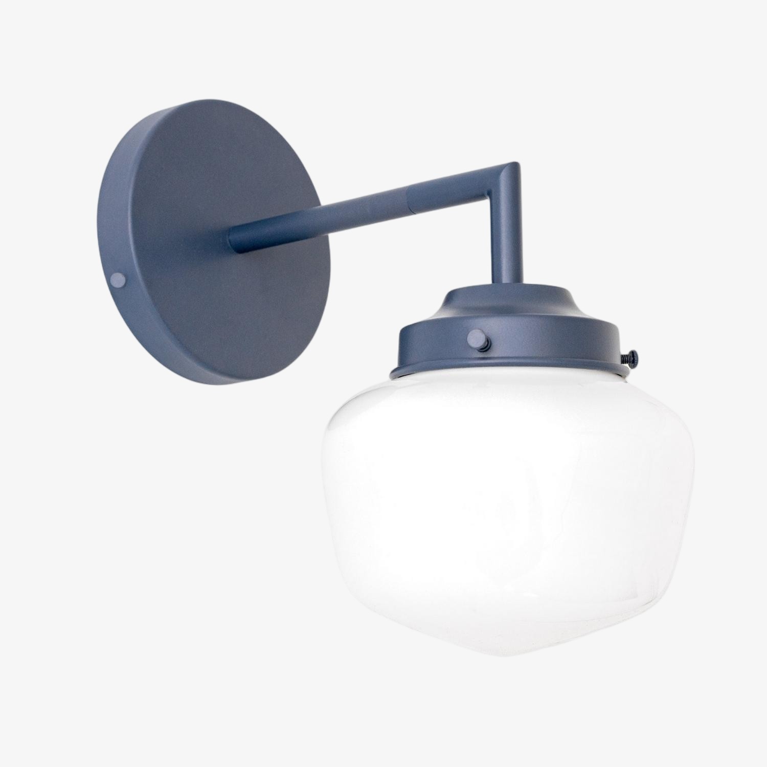 Opaalglazen wastafellamp - Vintage geïnspireerde badkamerwandverlichting HL1666