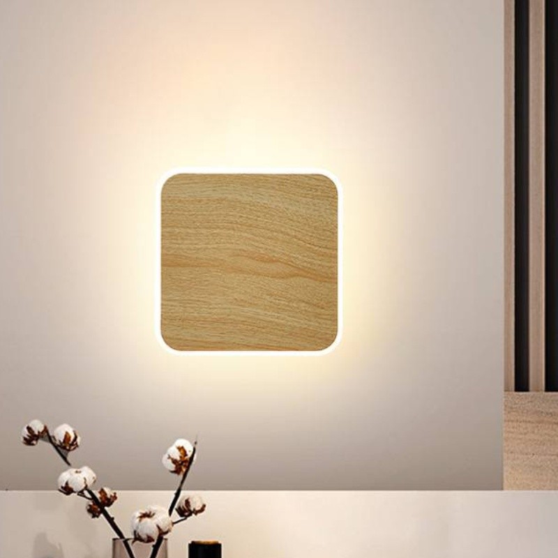 Wandlamp in Japanse wabi-sabi stijl