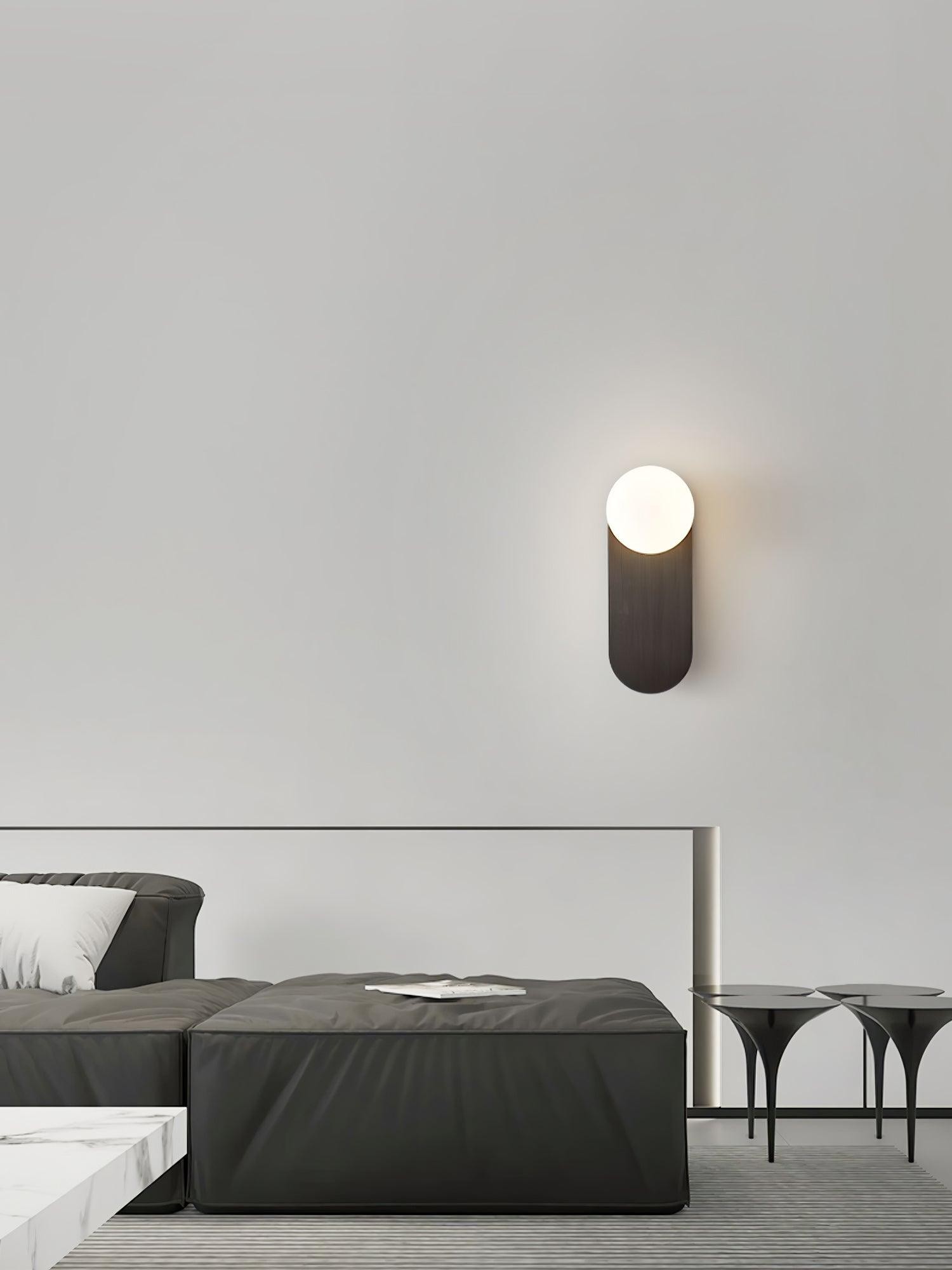 Moderne glazen wandlamp HL435
