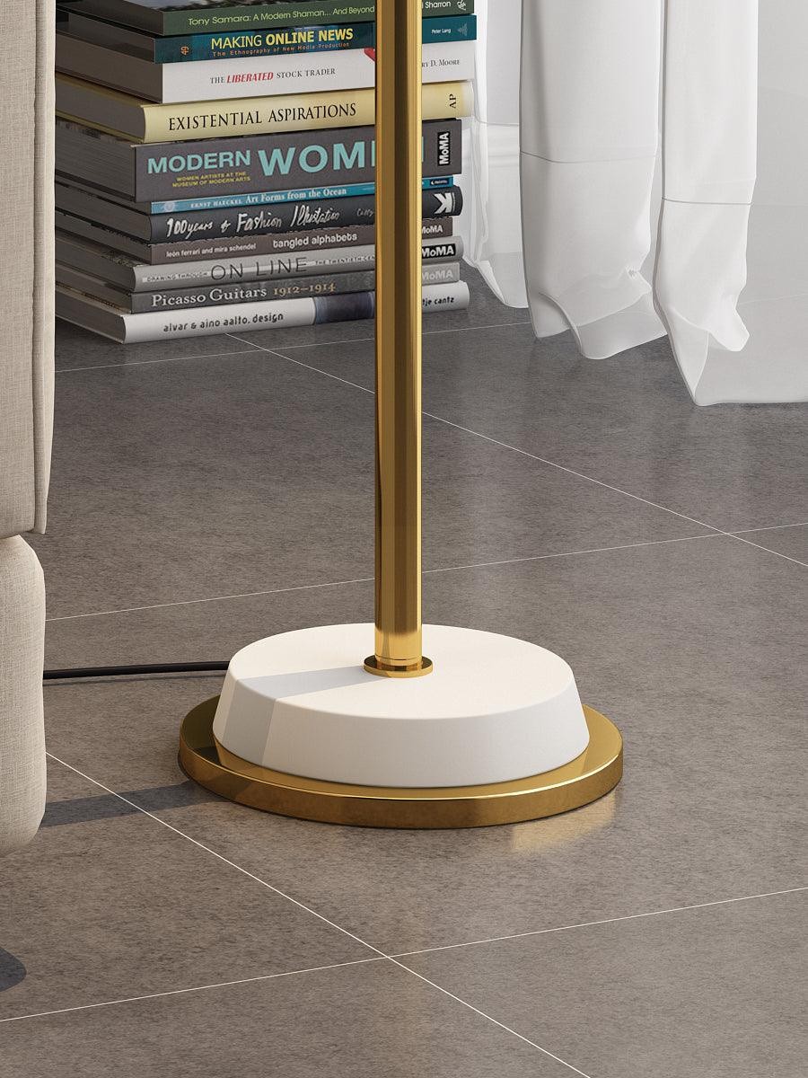 Moderne eenvoudige luxe metalen kleurblokkerende vloerlamp HL448