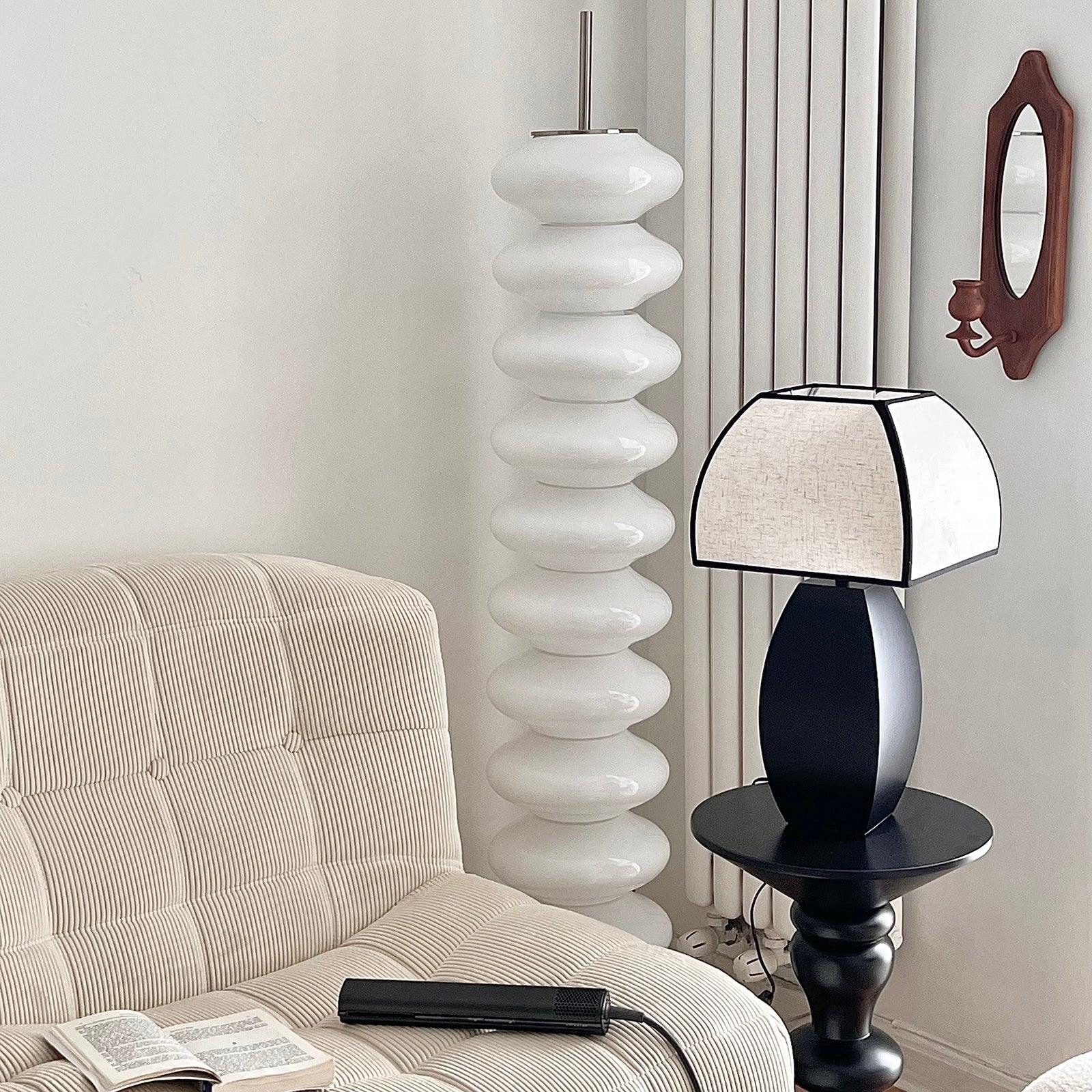 Retro Metalen Paddestoel Stoffen Tafellamp HL554