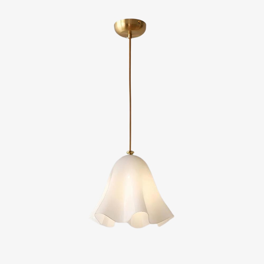 Bellina Artistieke Glazen Hanglamp - Moderne Bloei Geïnspireerde Hangende Plafondlamp HL1641