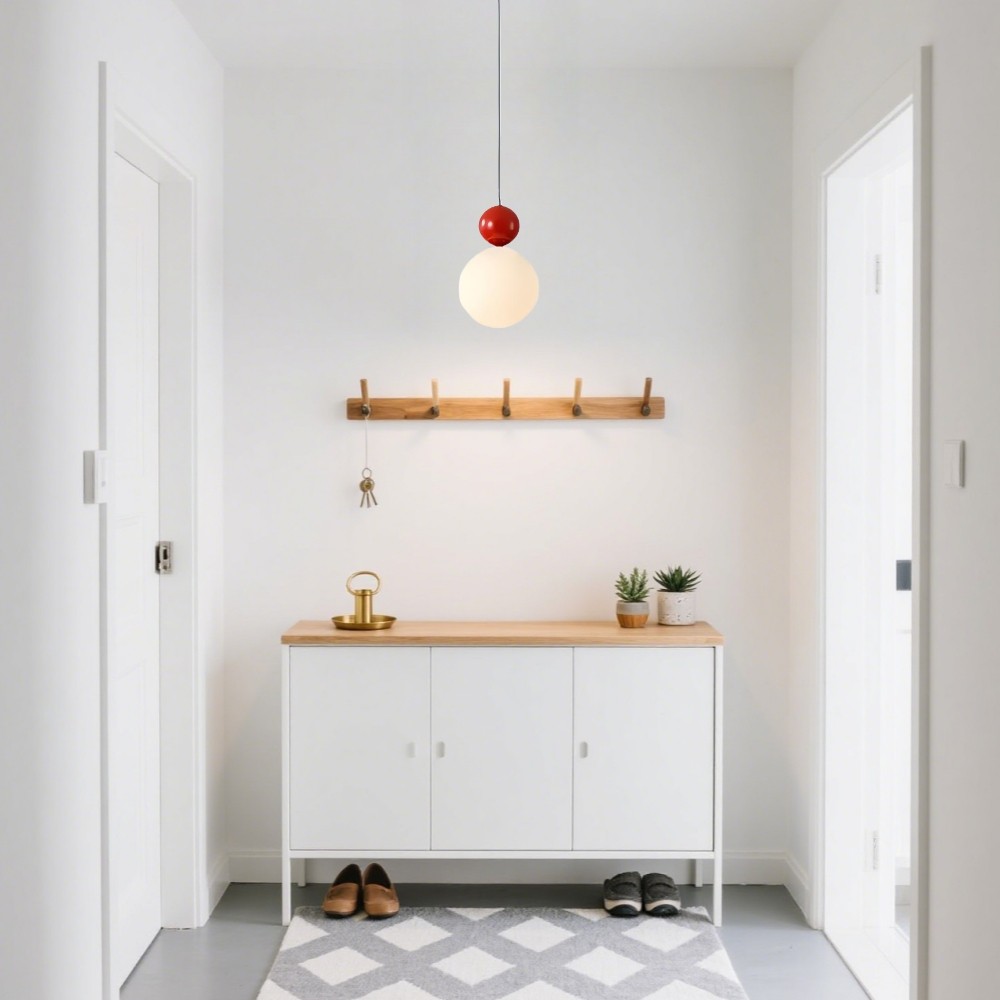 Kleurrijke glazen bolvormige hanglamp - Nordic Globe Lamp voor bar HL1331