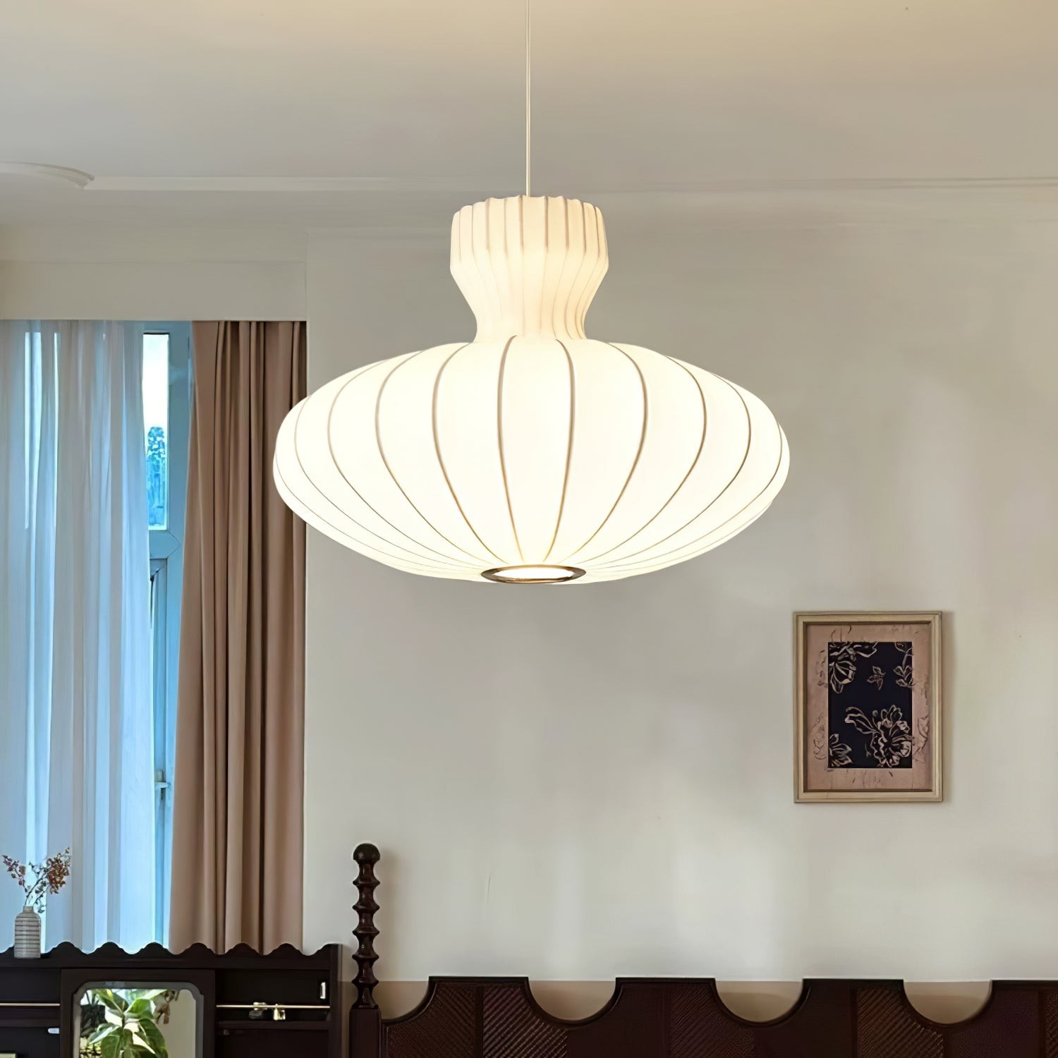 Lantaarn Zijde Vintage Hanglamp HL731