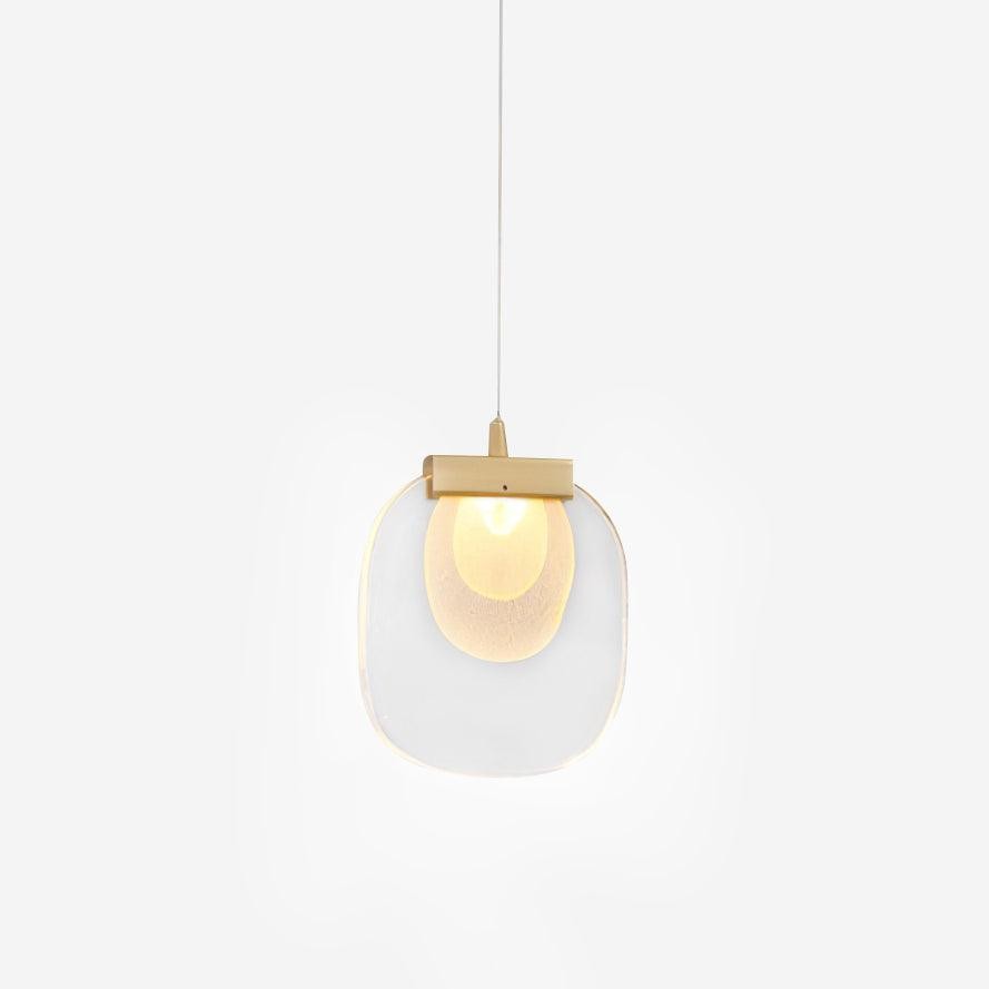 Glazen rimpel hanglamp HL532