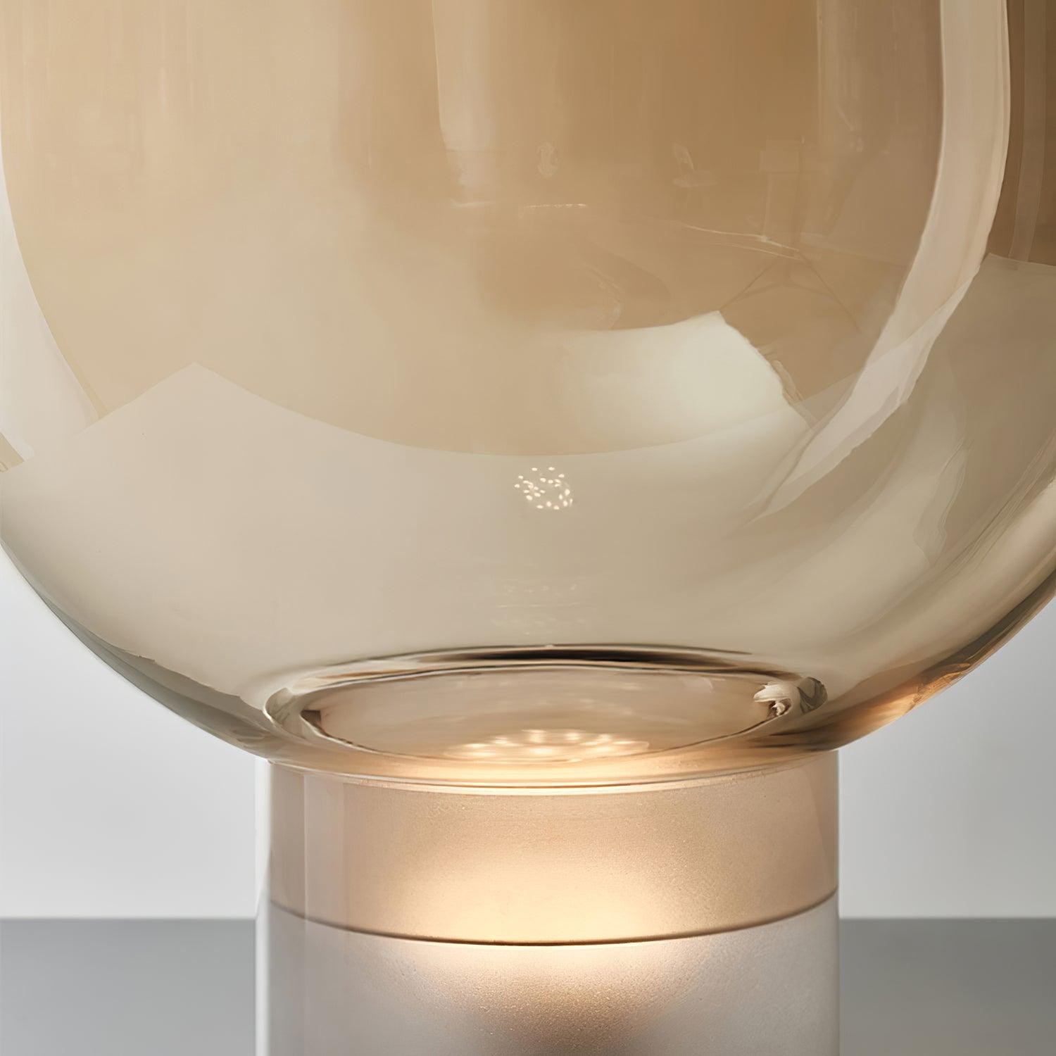 Nordic Eenvoudige Moderne Luxe Glazen Tafellamp Voor Studeerkamer HL342