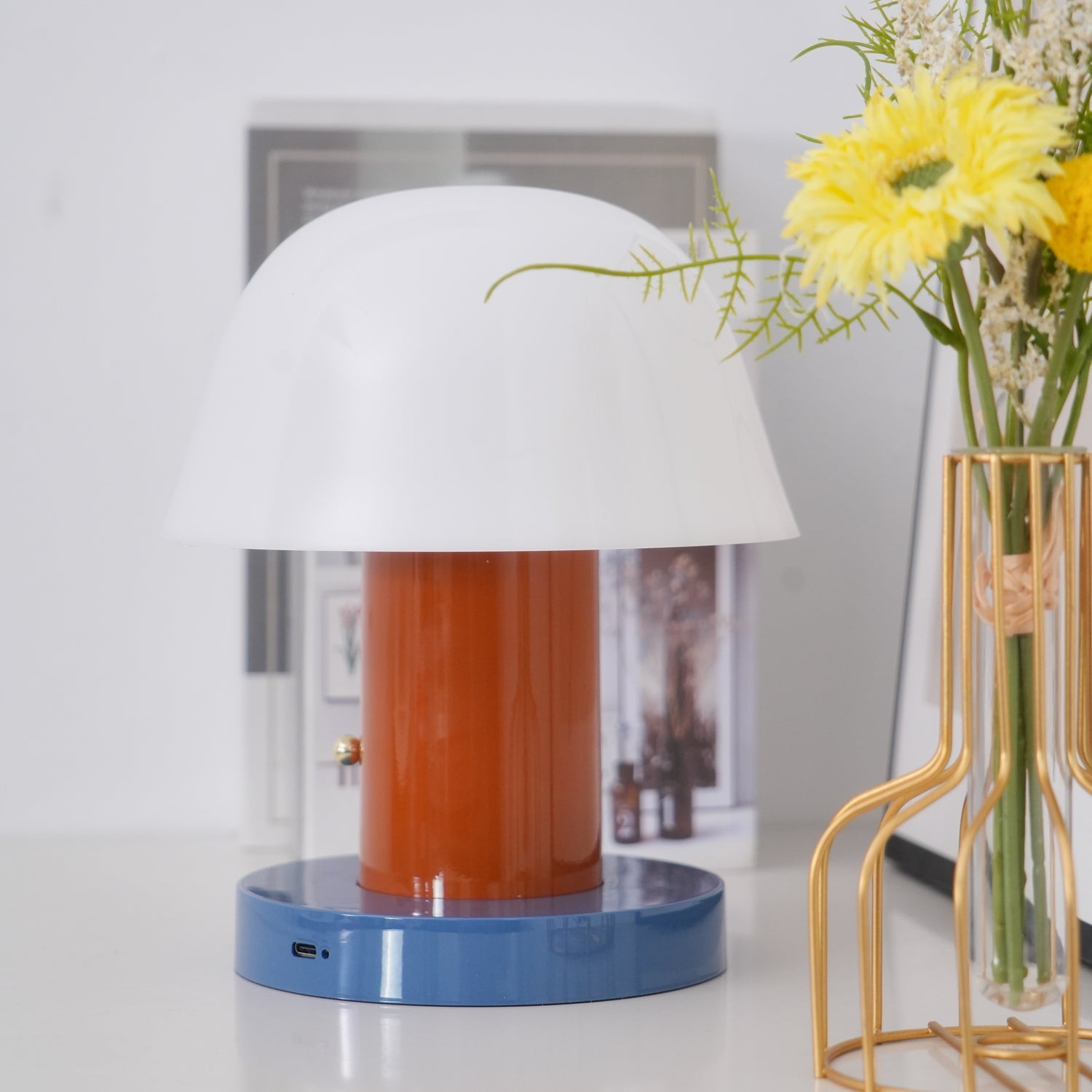 Minimalistische Paddenstoel Snoerloze Tafellamp HL679