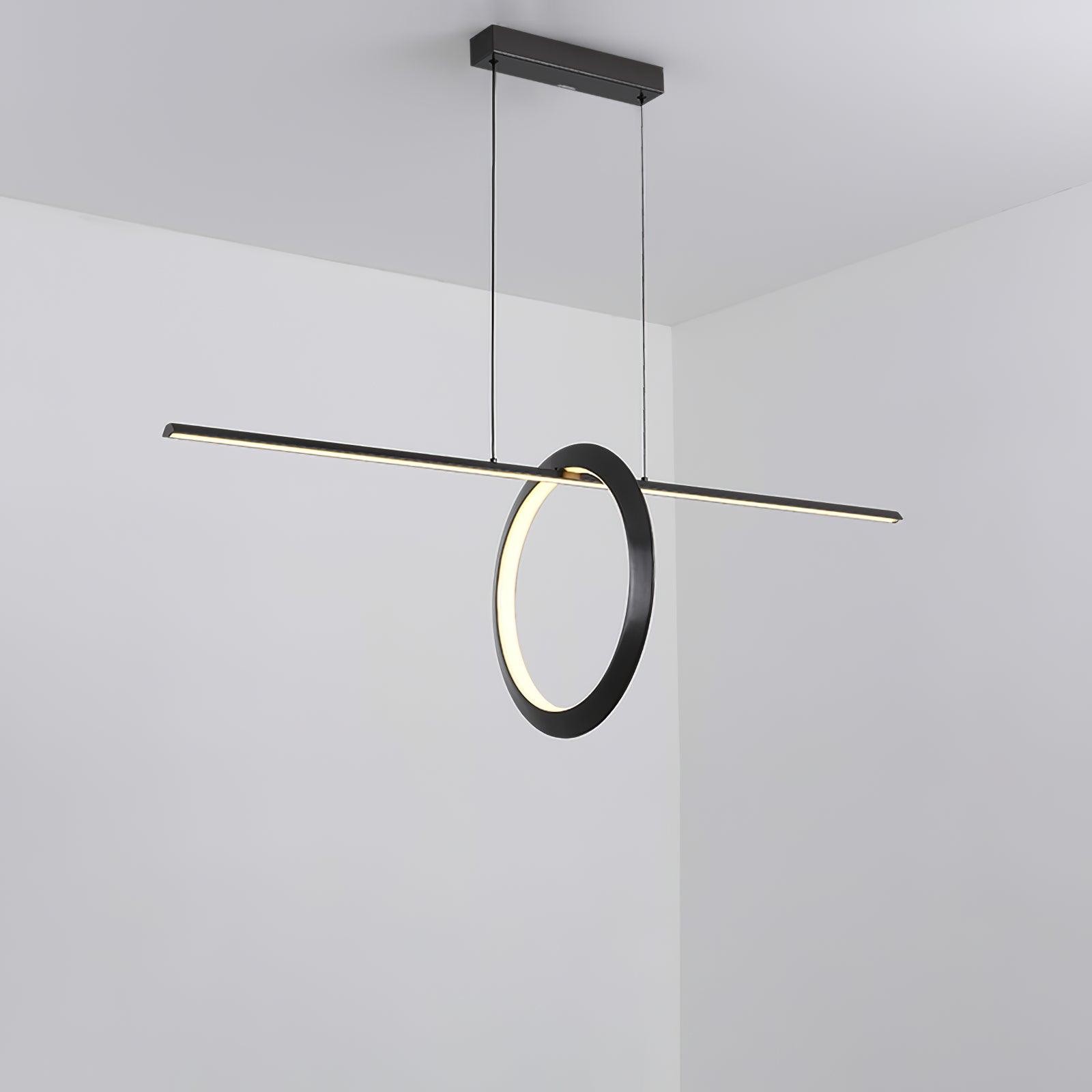 Minimalistische high-end geometrische lijn hanglamp HL557
