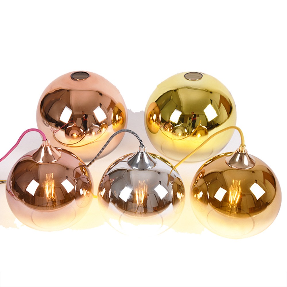 Moderne Glazen Bol Hanglamp Met Verloop HL70