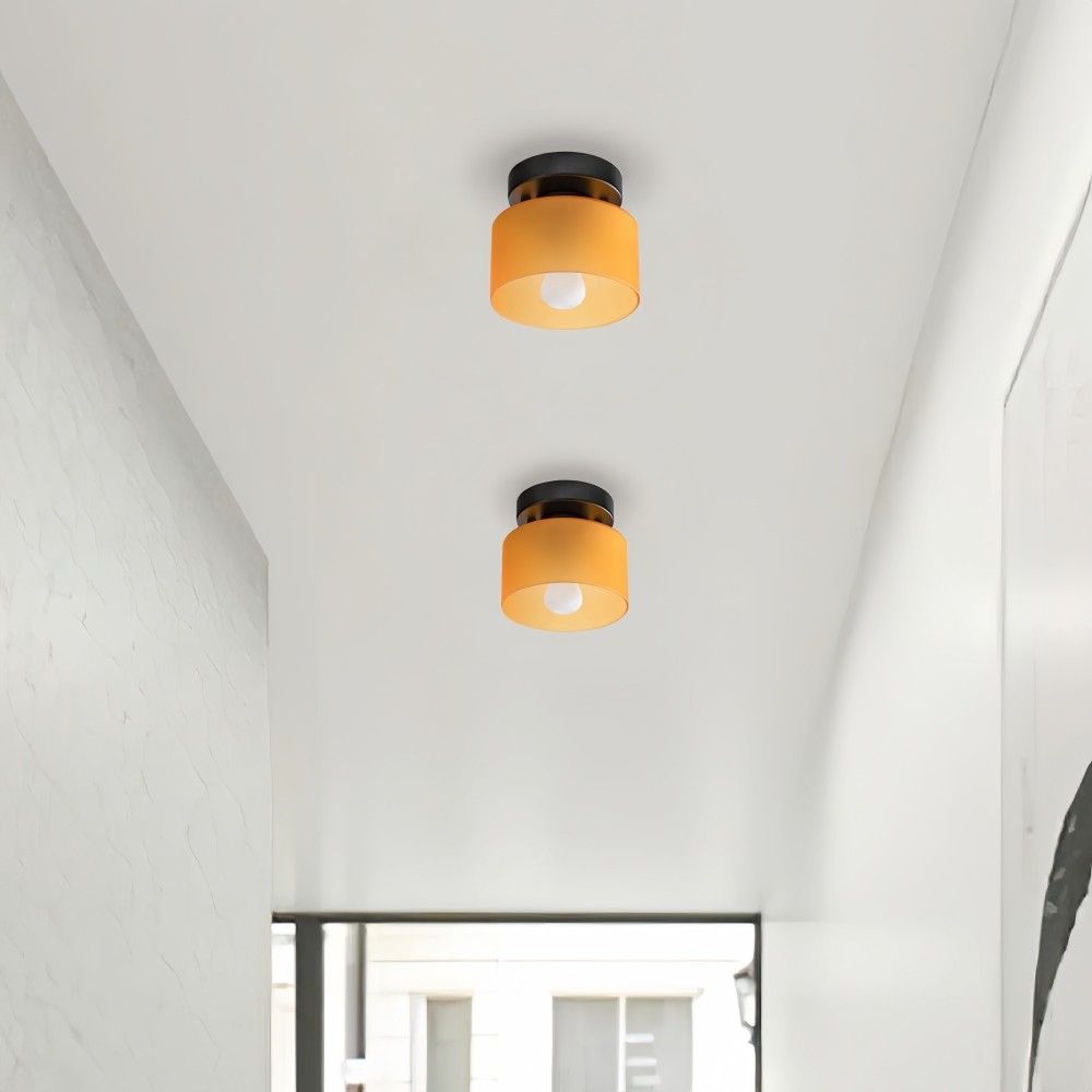 Bauhaus Kleurrijke Plafondlamp - Glazen Design Voor Elke Kamer HL1045