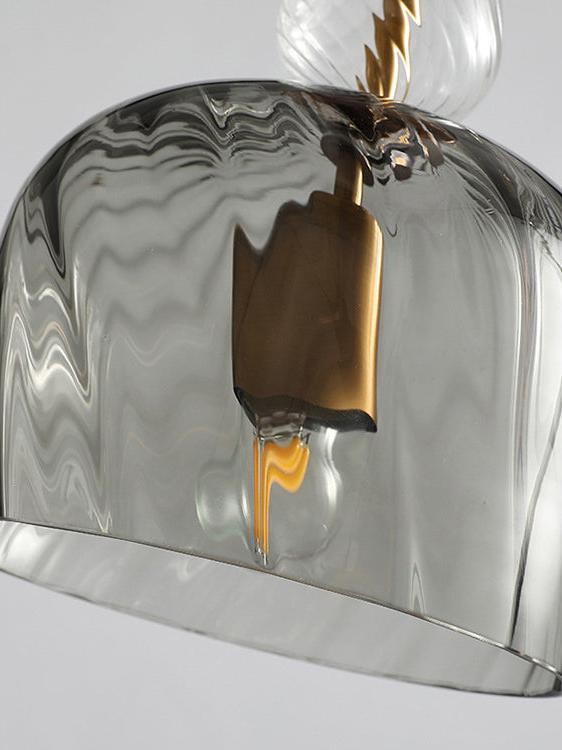 Scandinavische Cilindervormige Ronde Schijfvormige Glazen Hanglamp HL1078