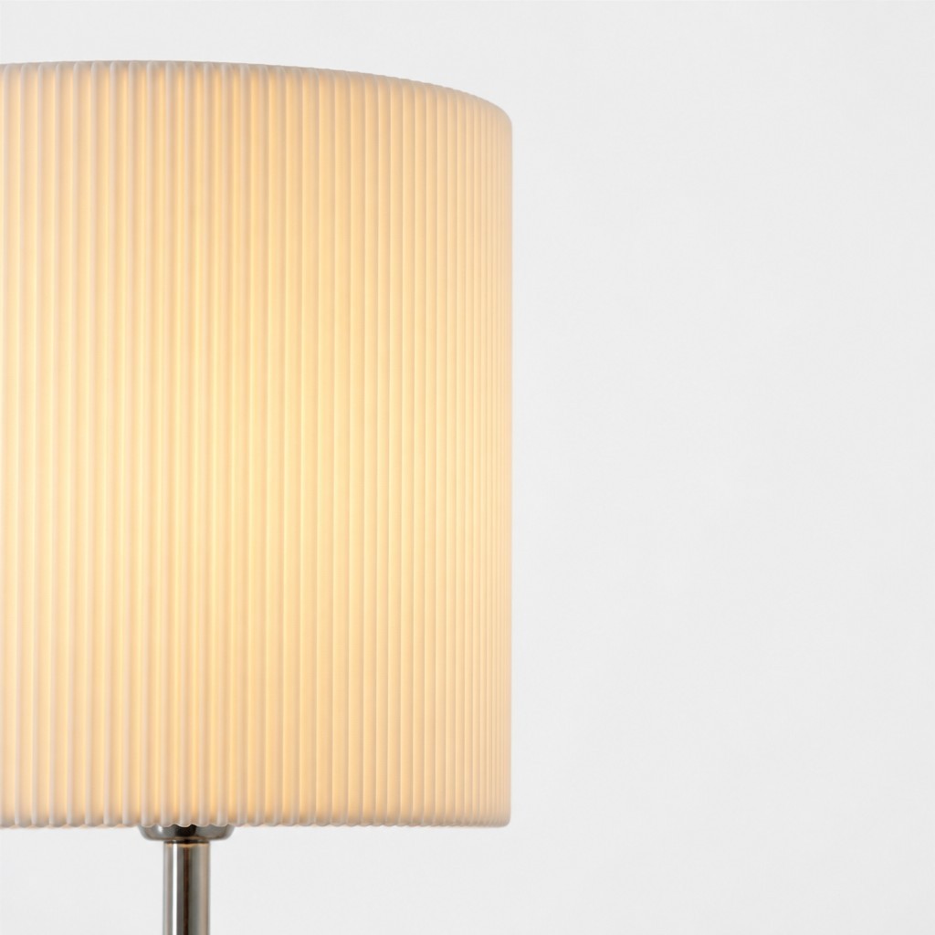 Cumoris geplooide wandlamp - Frans geïnspireerde accentlamp voor naast het bed en in de woonkamer HL3589