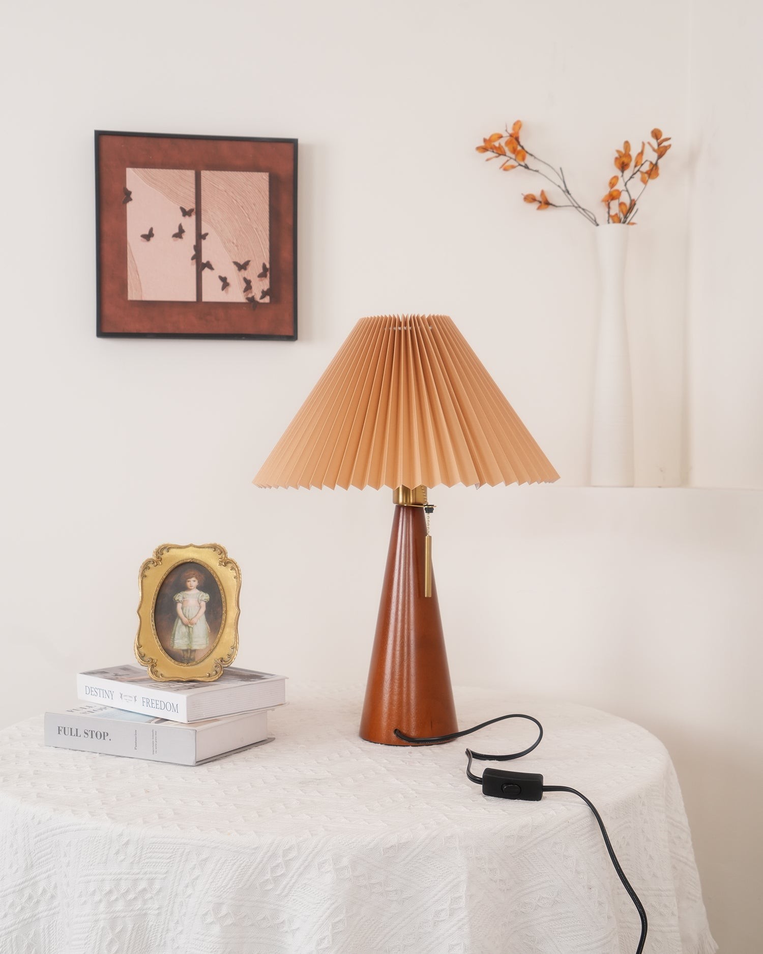 Mode Vintage Houten Tafellamp HL548