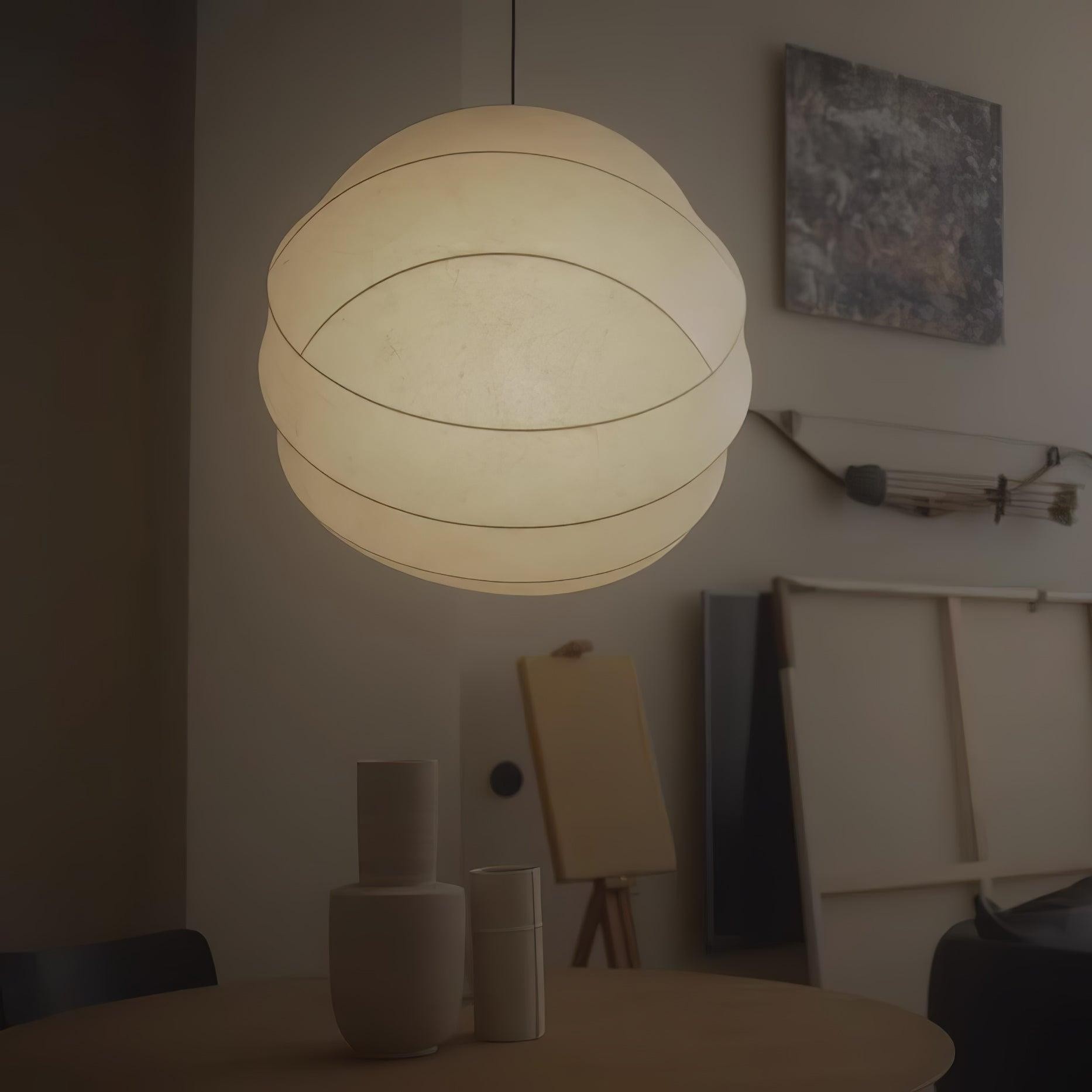 Wabi-Sabi Stijl Fiber Cocoon Hanglamp HL861