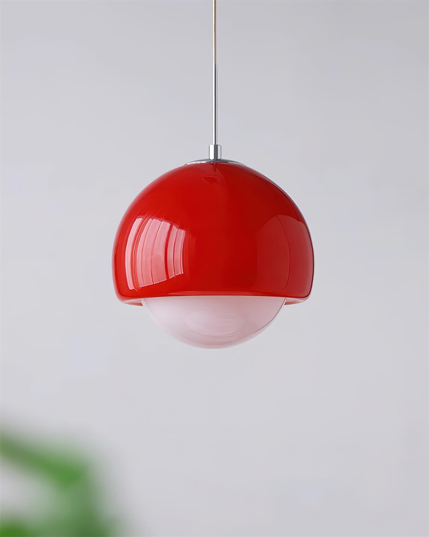 Creatieve glazen Persimmon hanglamp HL603