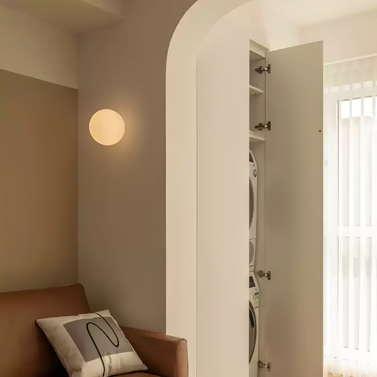 Minimalistische Bauhaus Orb Stijl Wandlamp HL531