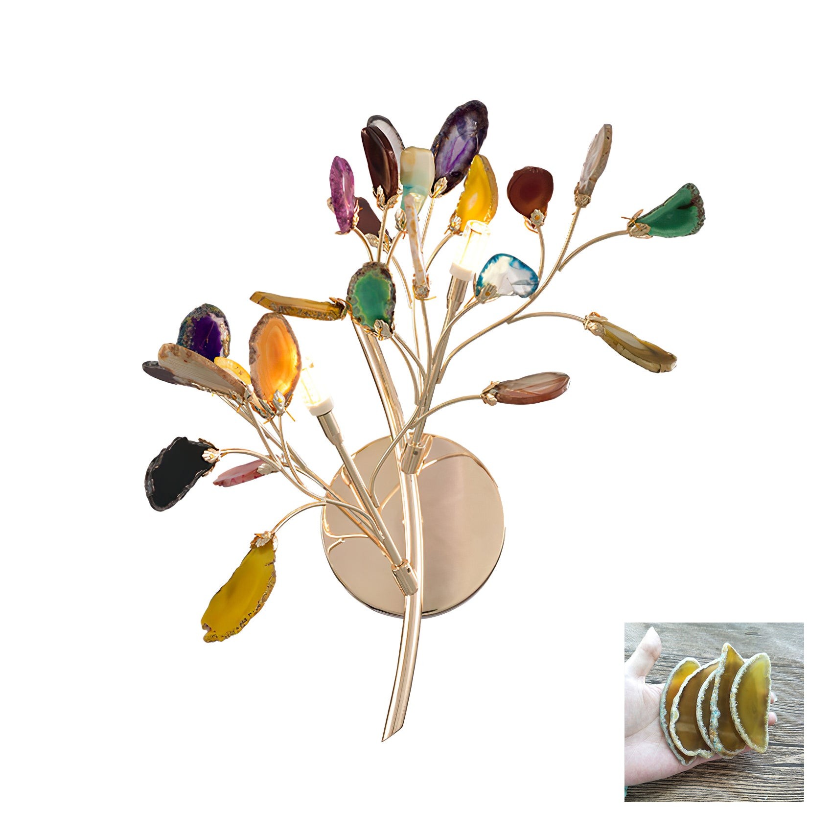 Agaat Wandlamp HL1167