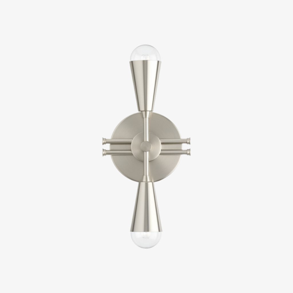 Pyralis Cone Art Deco Messing Wandlamp - Industriële Badkamerlamp HL1667