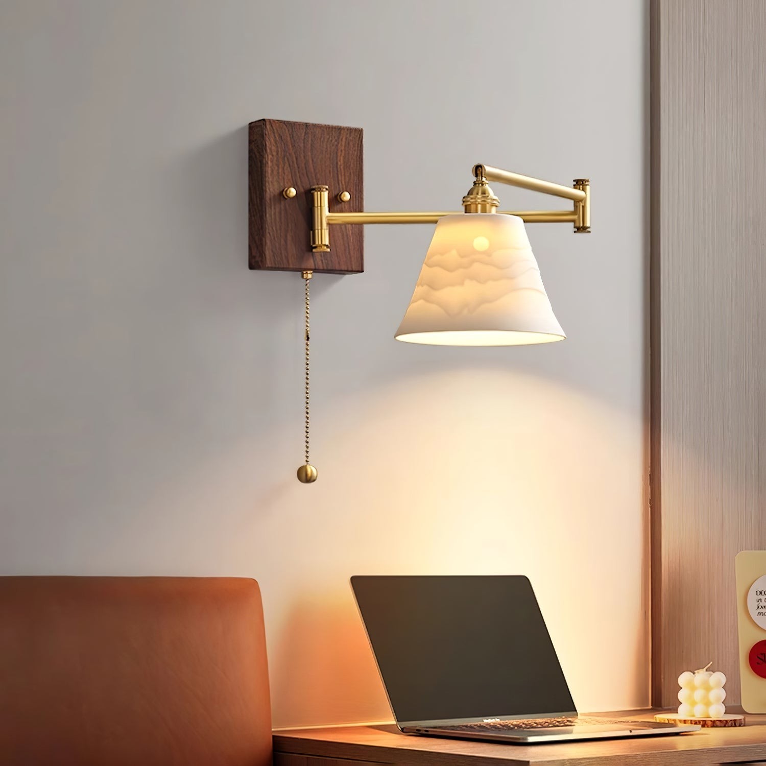 Keramische geometrie wandlamp HL499