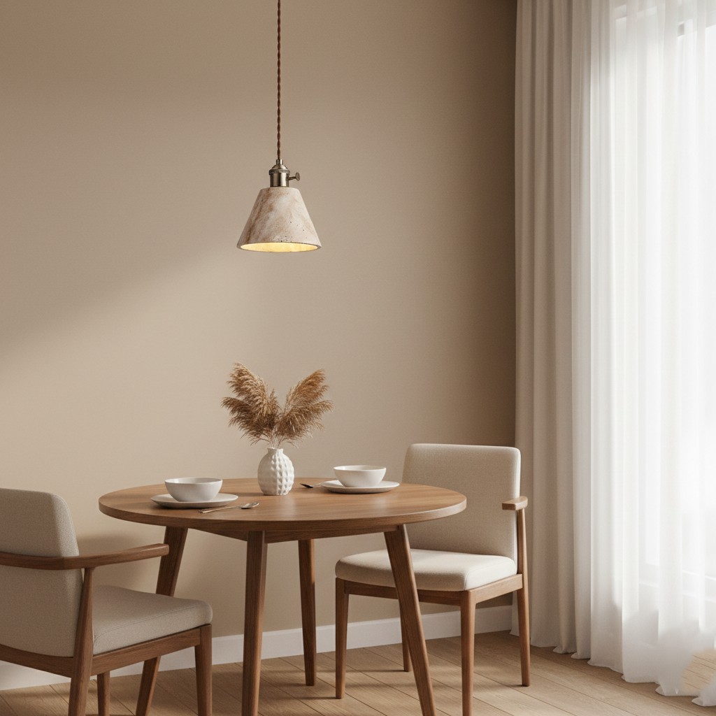 Alagusmo Minimalistische Travertin Hanglamp HL3445