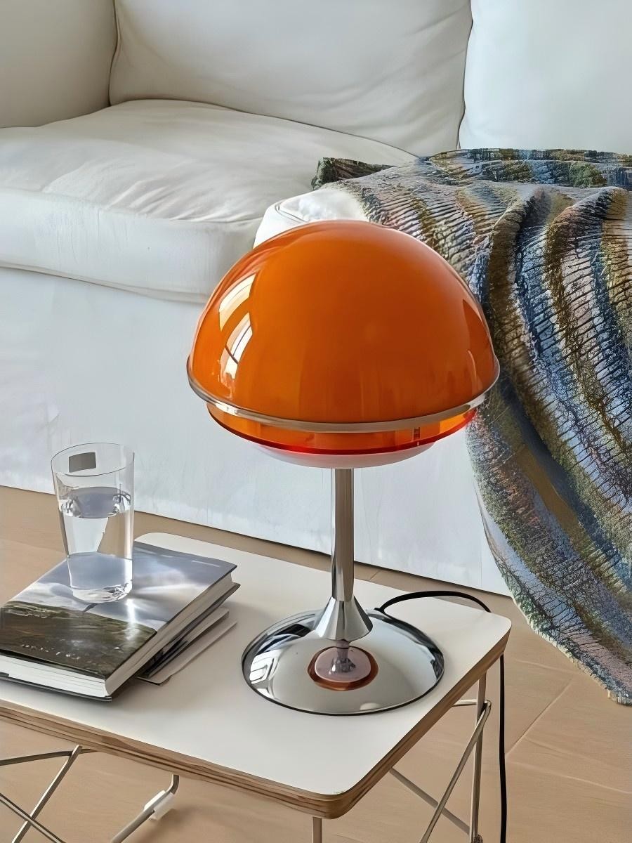 Bauhaus Vintage Stijl Acryl Zonsondergang Tafellamp HL1033