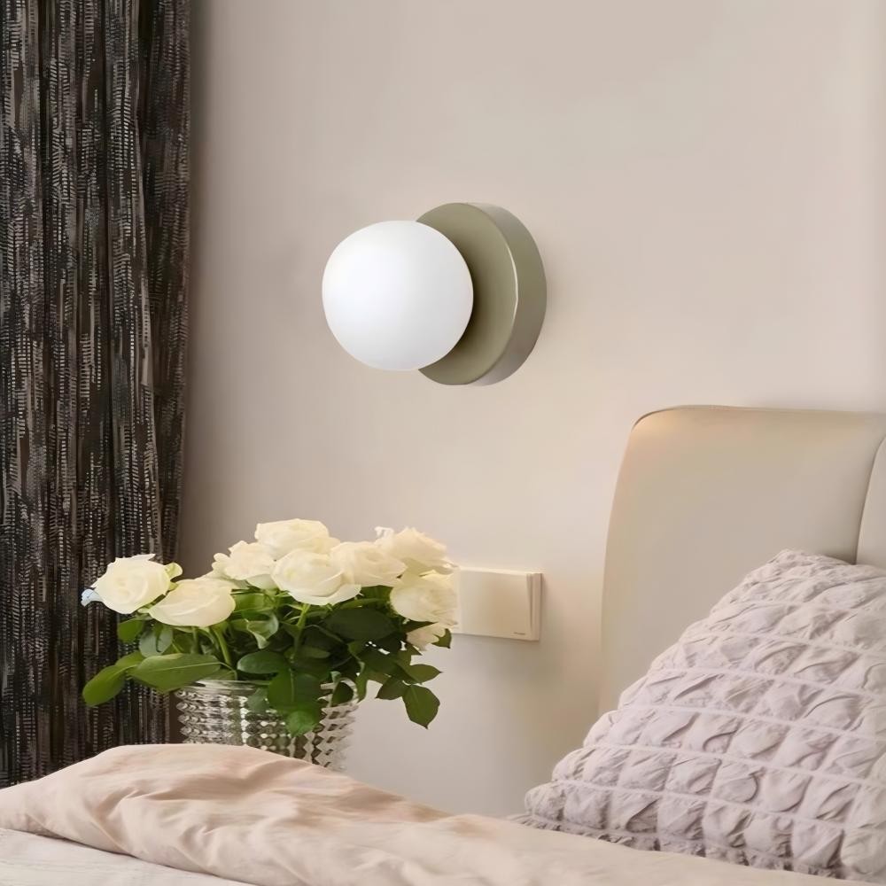 Nordic Globe Opbouw Glazen Wandlamp HL320