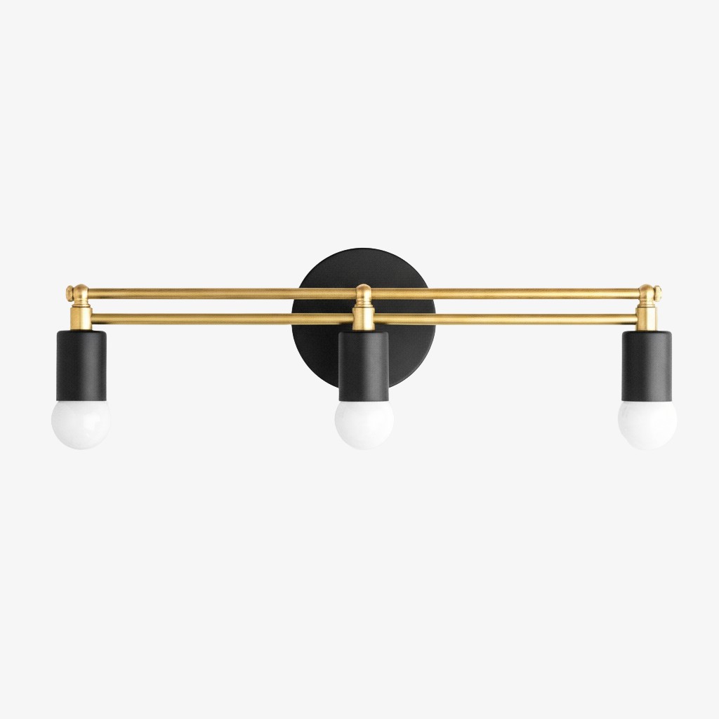 Mobilux Line moderne wastafellamp - badkamerwandarmatuur in art-decostijl HL1716