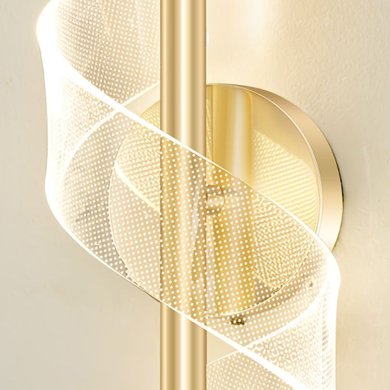 Gedraaide Acryl Stream Design wandlamp HL118