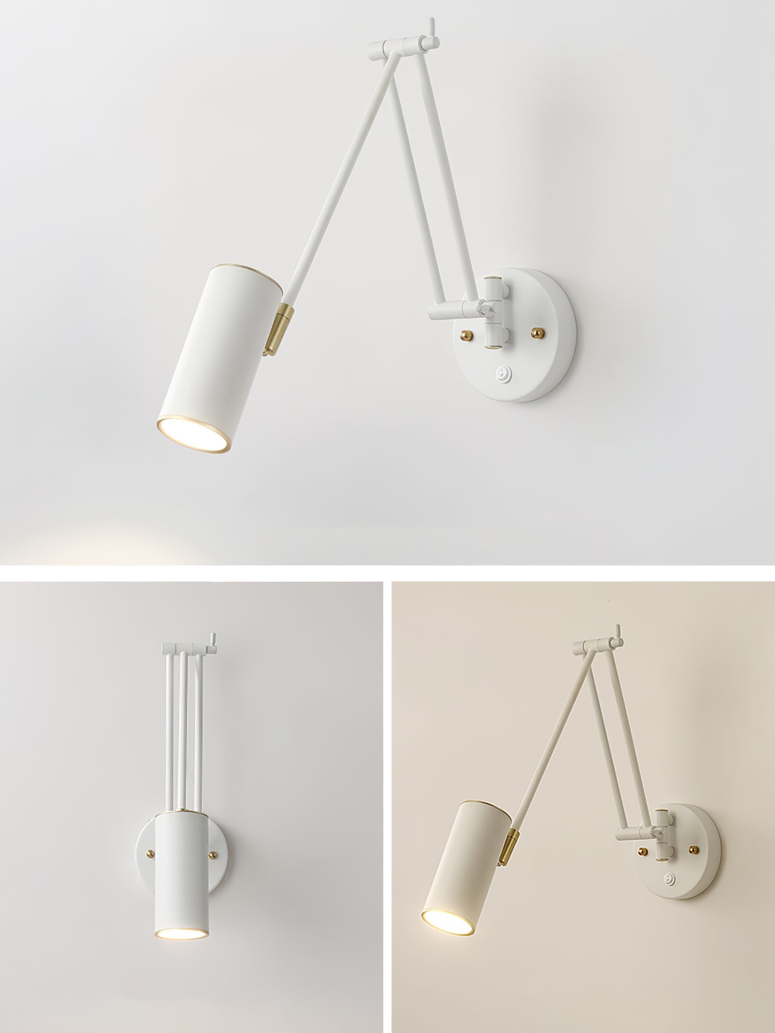 Wandlamp met zwenkarm HL1202