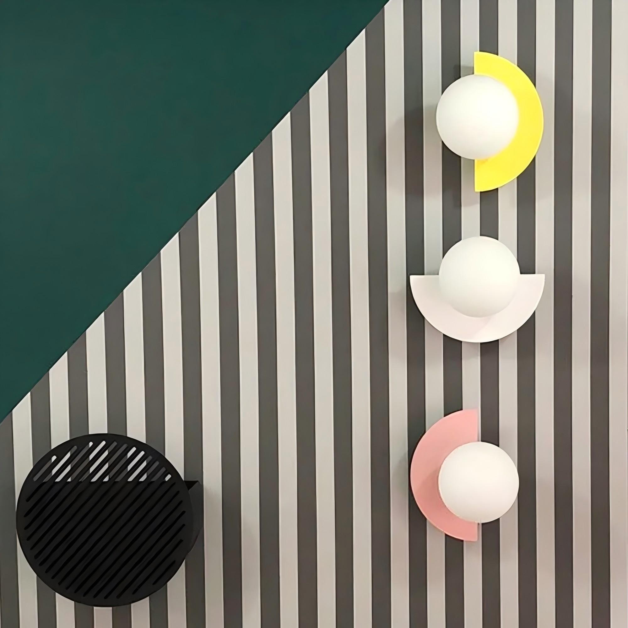 Macaron Kleurrijke Orb Wandlamp HL305