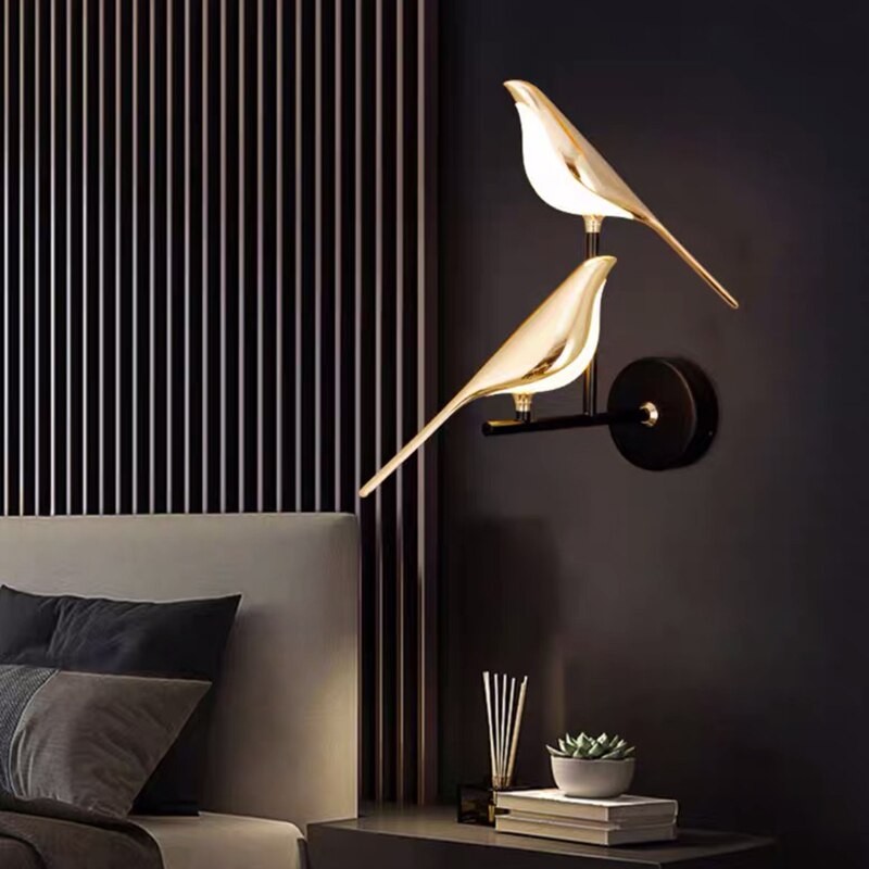 LumiVogel - Moderne wandlamp in vogelvorm HL3323