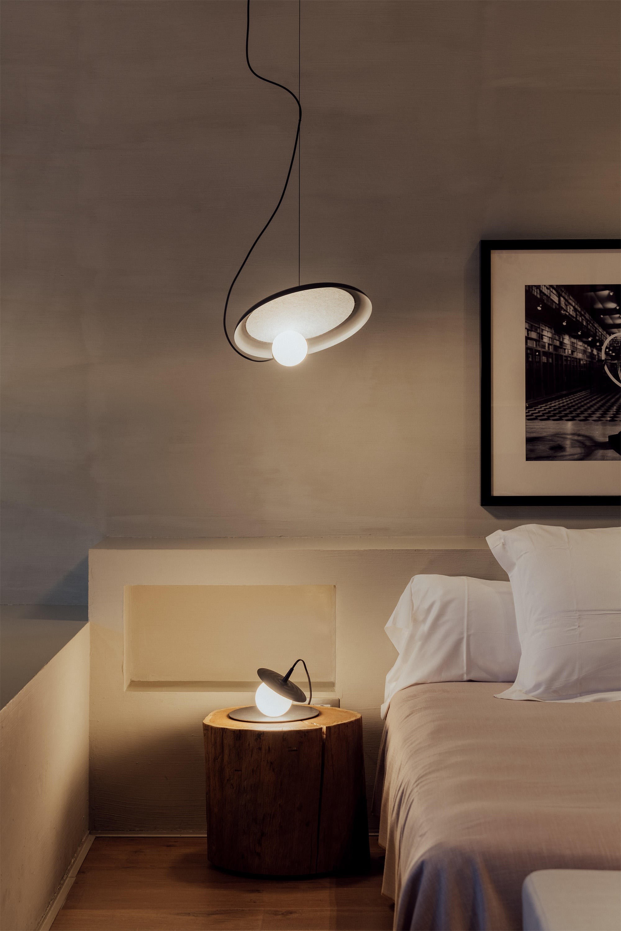 Akoestische schijf hanglamp HL3001