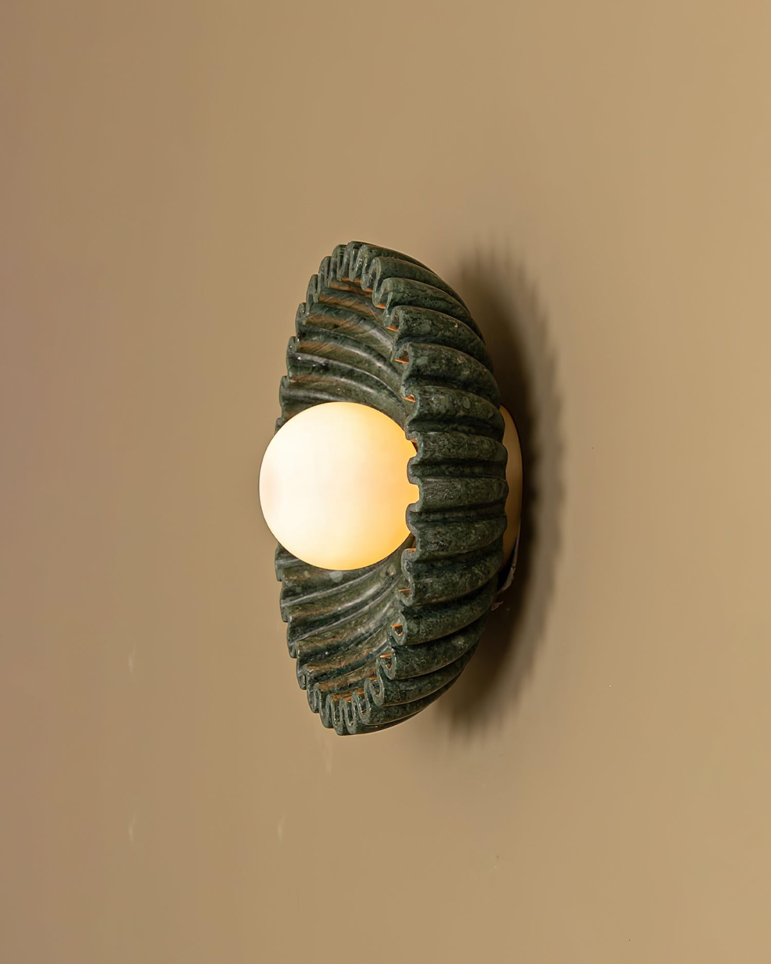 Kunststof lampenkap keramische bloem wandlamp HL375