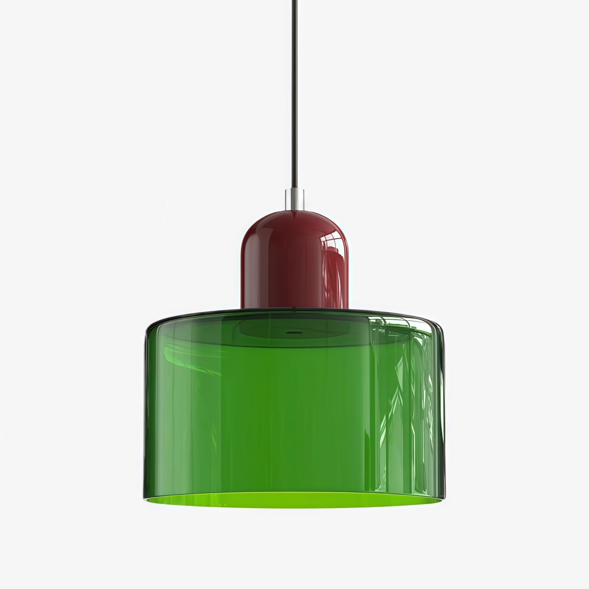 Kalo Cilinder Hanglamp - Glazen Lamp in Scandinavische Stijl voor Eet en Slaapkamer HL107