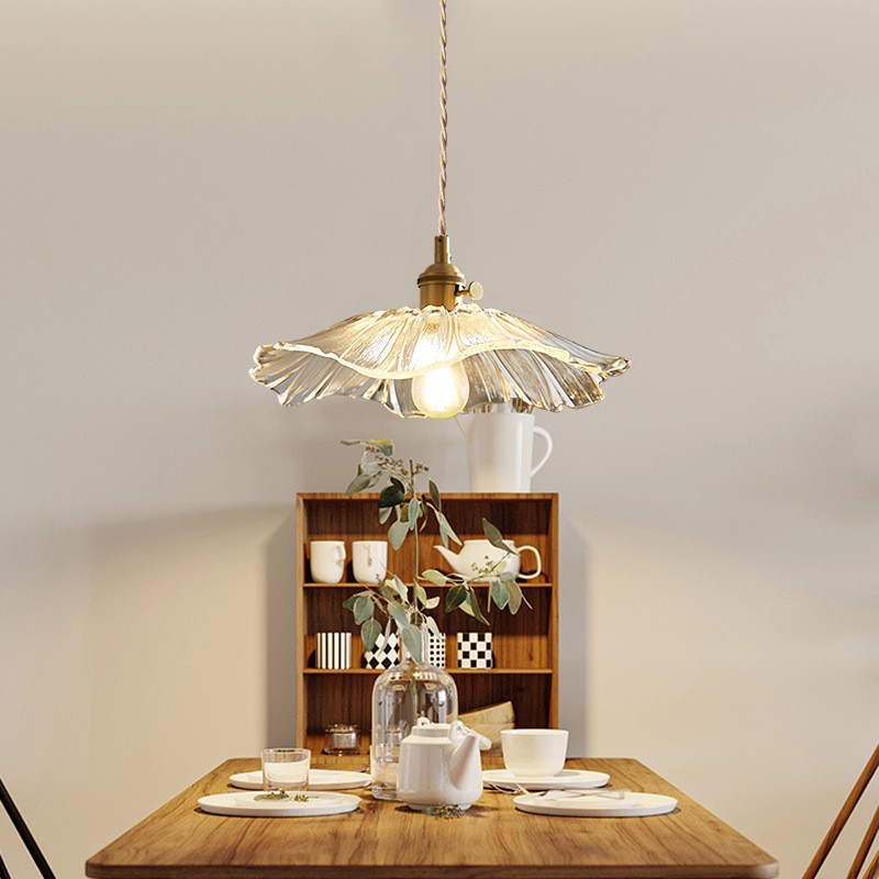 Moderne kunst bloem vorm keuken glazen hanglamp HL46