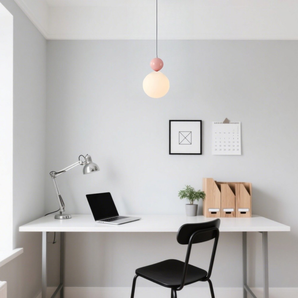 Kleurrijke glazen bolvormige hanglamp - Nordic Globe Lamp voor bar HL1331