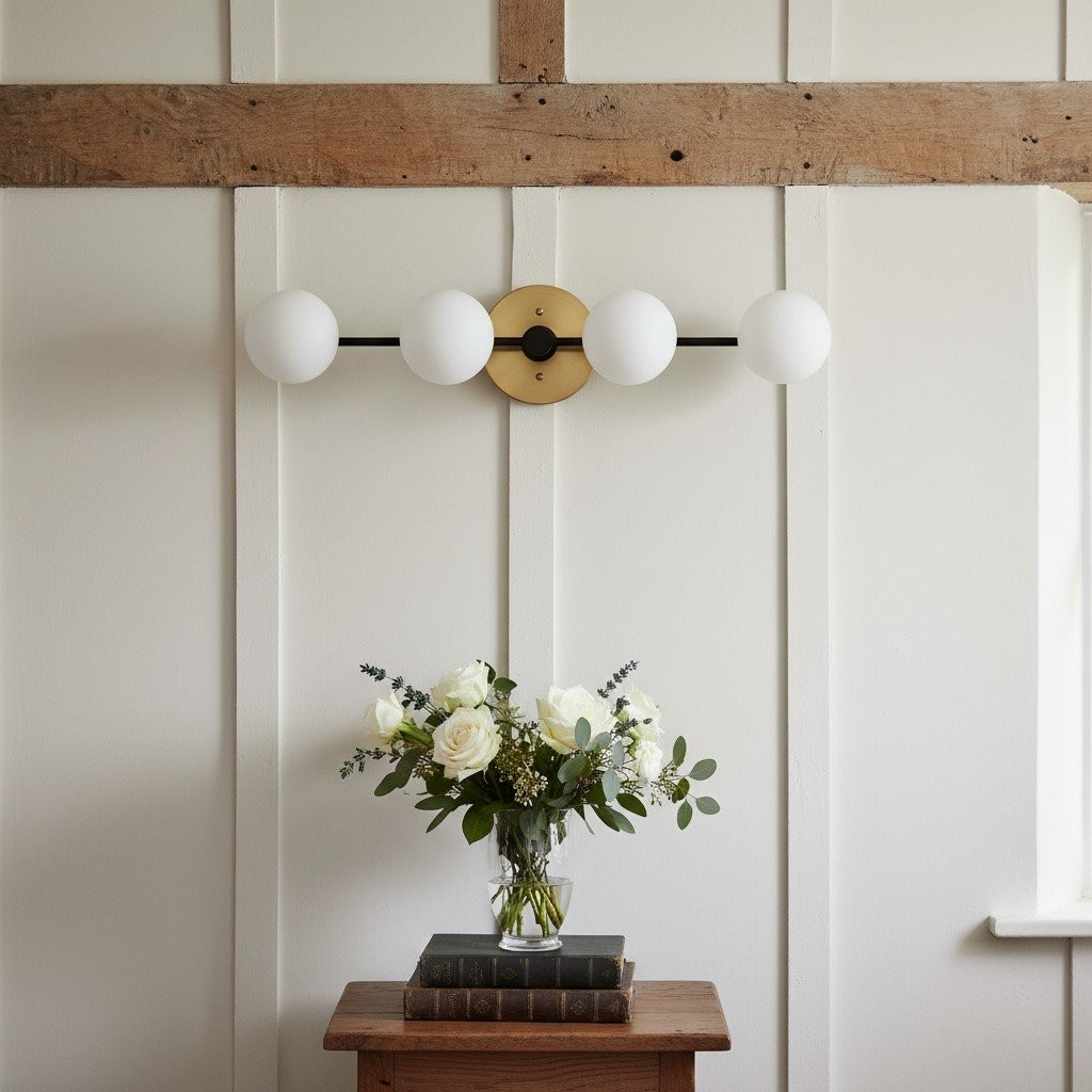 Glorica Glazen Lange Badkamerlamp - Modern Minimalistisch Wandlampontwerp HL1685