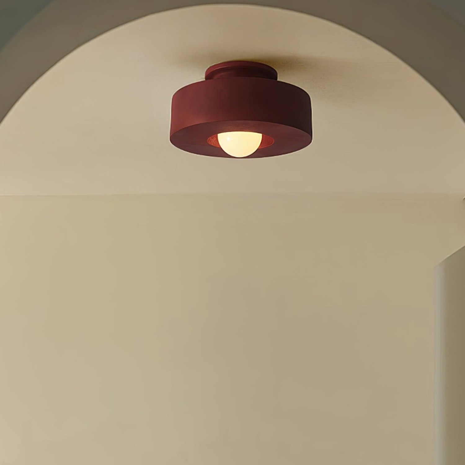 Nordic Round Disc Resin Plafondlamp HL289