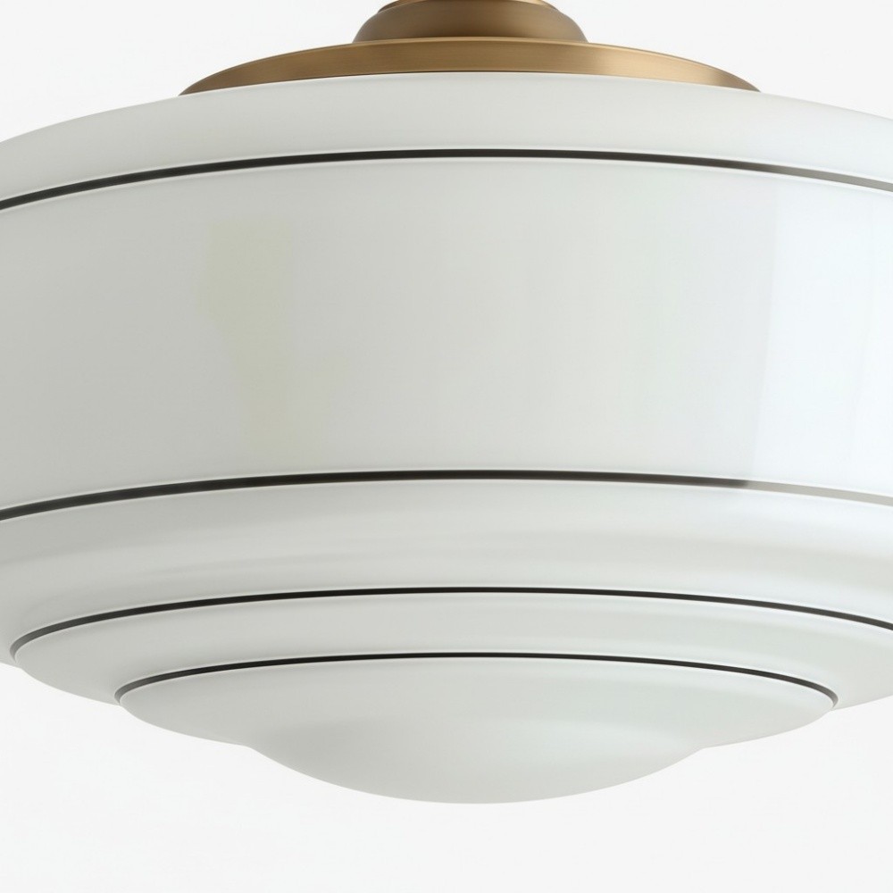 Nalaviro moderne plafondlamp - glazen kap voor woonkamer en hal HL2424