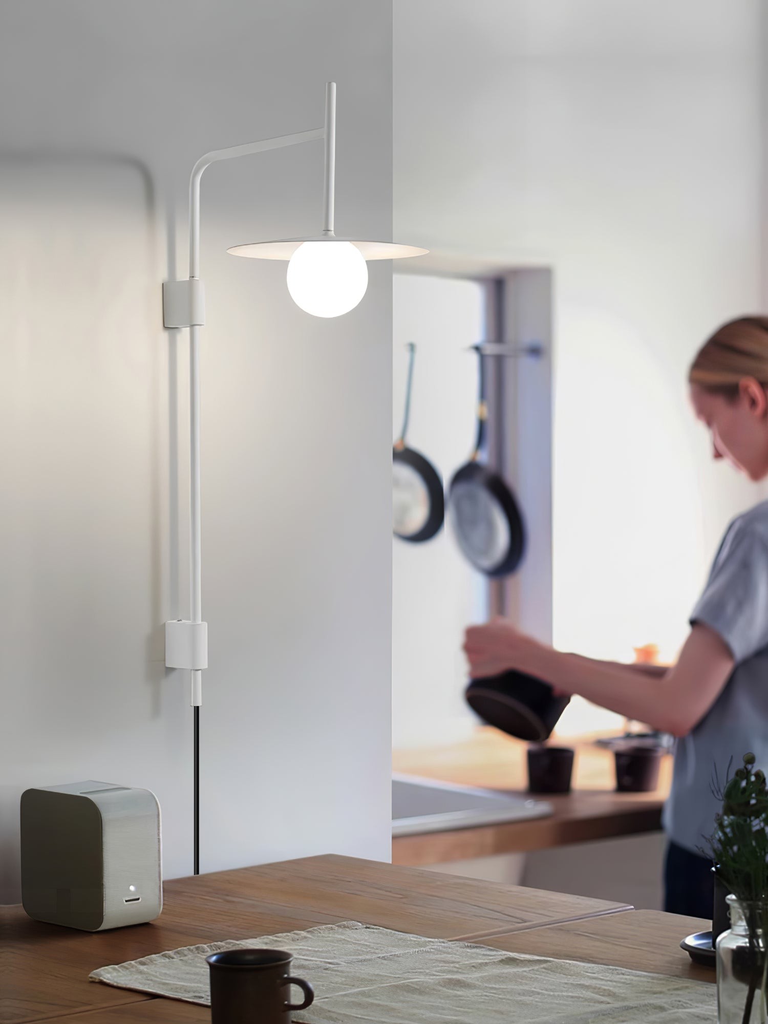 Nordic Swing Arm Wandlamp voor Woonkamer HL977