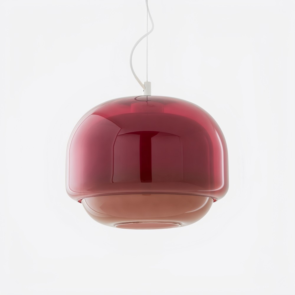 Clinco Dubbele Bolvormige Glazen Hanglamp - Moderne Kleurrijke Hanglamp voor de Slaapkamer HL1094