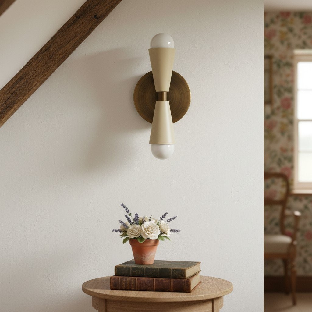 Pyralis Cone Linear Statement Wandlamp - Moderne Tweelichts Armatuur HL1696