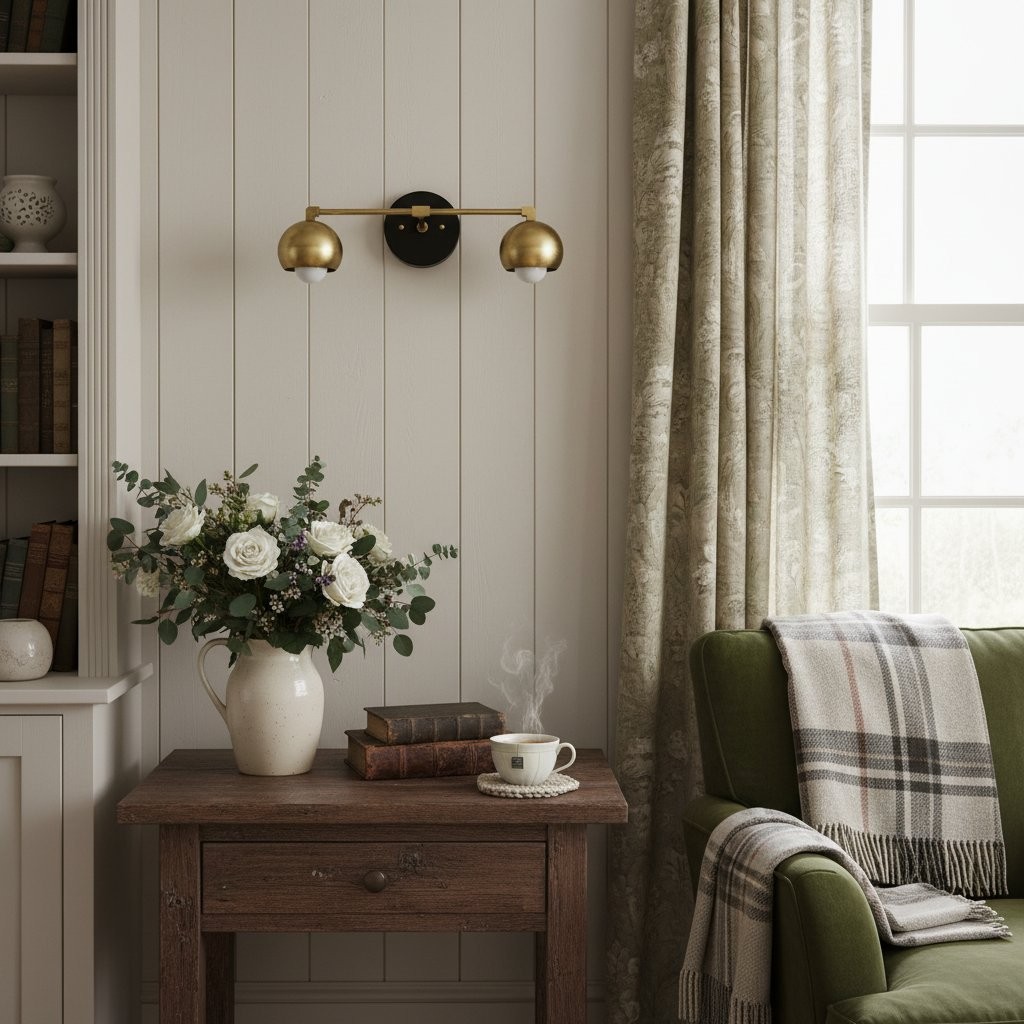 Metio Dome Decoratieve Badkamerlamp - Klassieke Bolvormige Badkamerwandlamp HL1686