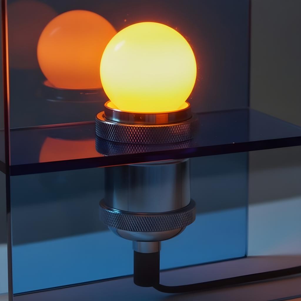 Tafellamp met zonsondergang- en oceaanhorizonmotief - Sfeervolle, moderne decoratieve bureaulamp met kleurverloop voor