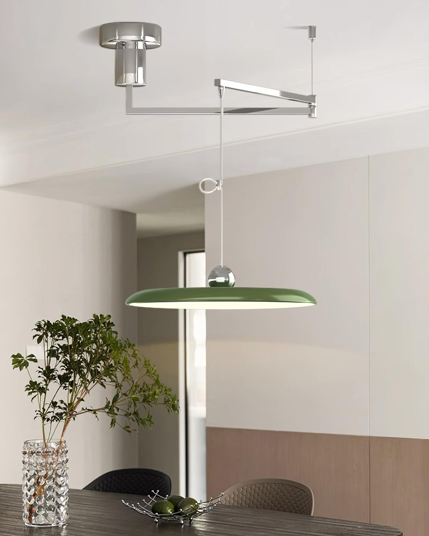 Eenvoudige moderne verstelbare hanglamp met zwenkarm HL885