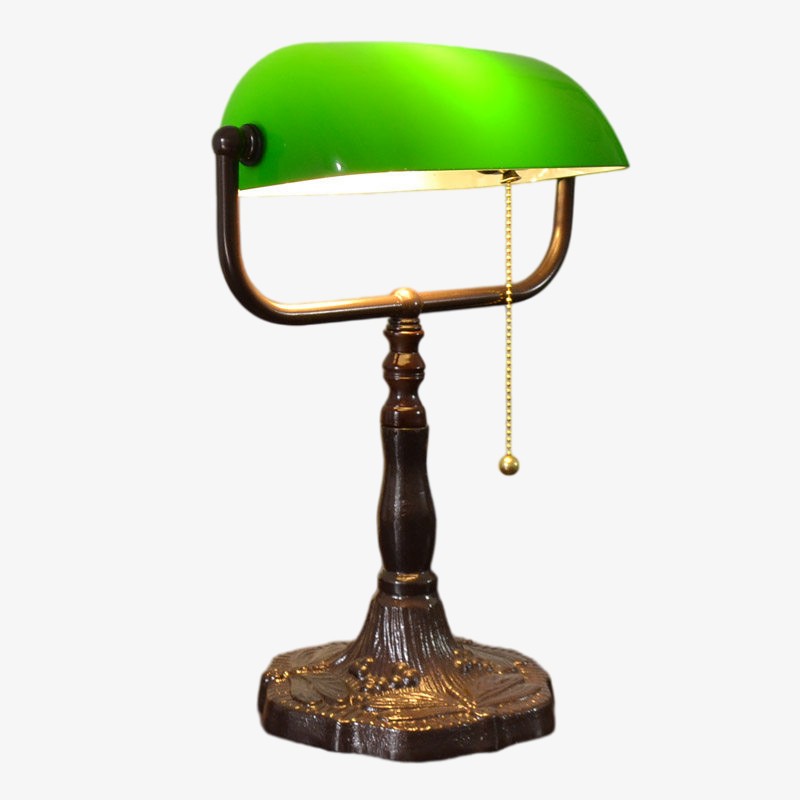 TF Tivanny Bureaulamp met bloemenmotief en glas-in-lood - Vintage tafellamp voor slaapkamer, studeerkamer of woonkamer HL3553