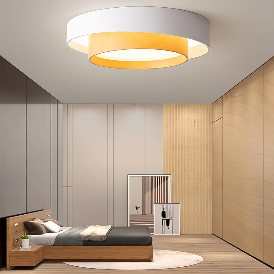 Dubbele Ronde Schijf Melody Plafondlamp HL265