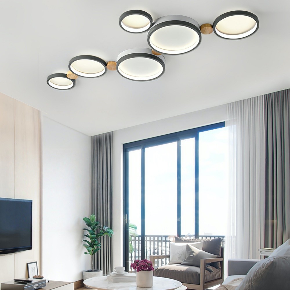 Nordic Circle LED Plafondlamp - Multi Branch Lamp voor Keuken HL1355