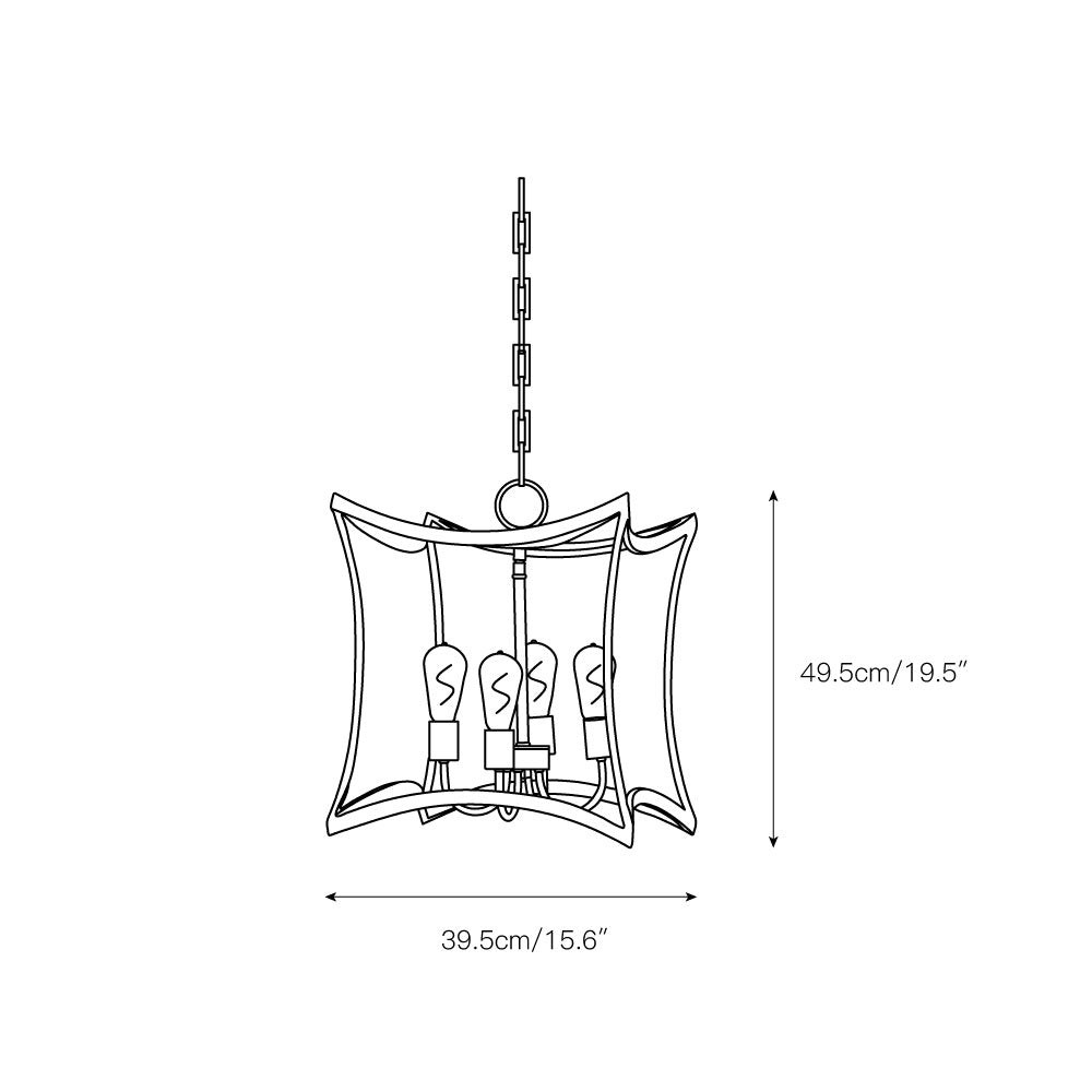 Dore Lantern hanglamp HL3170