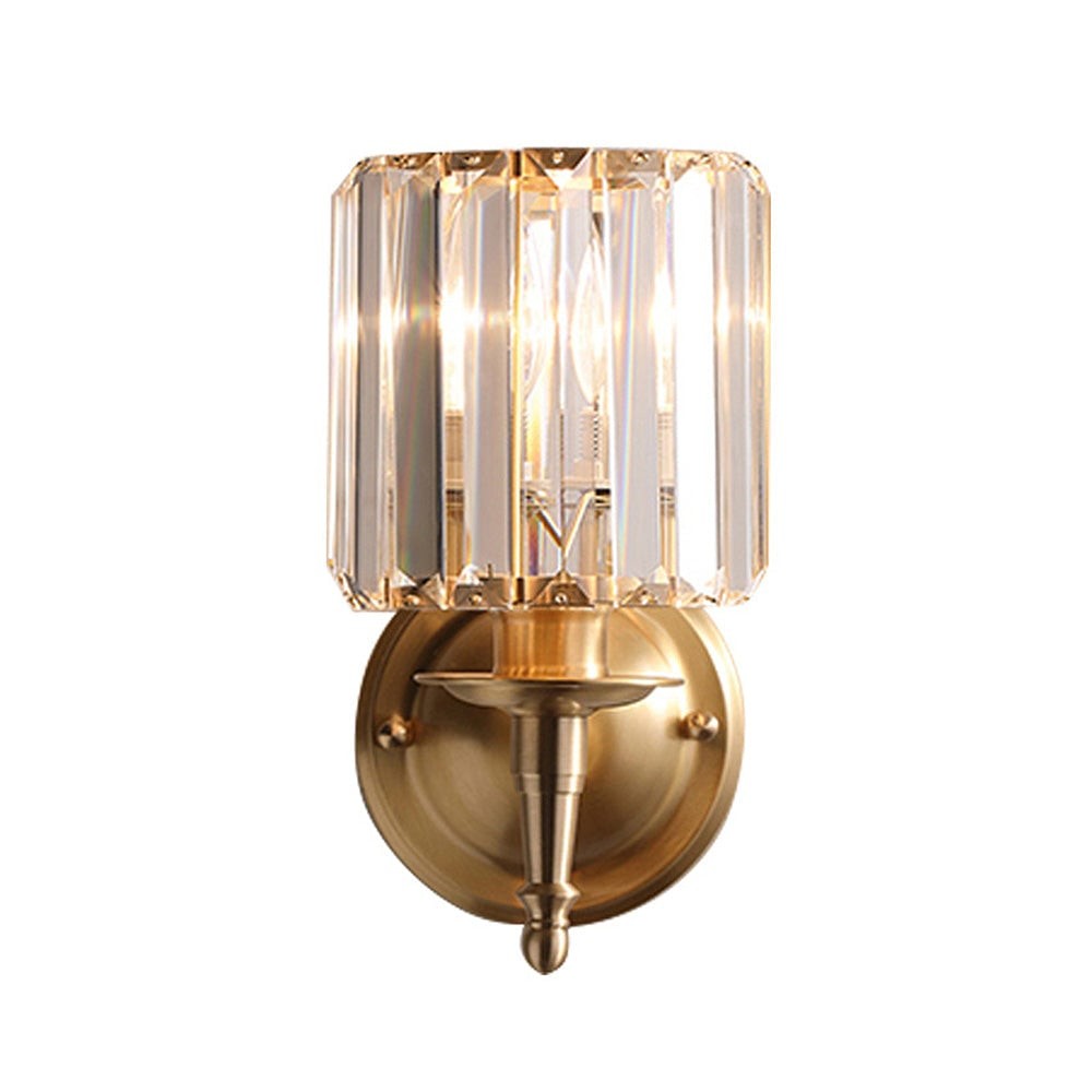 Vintage luxe kristallen wandlamp HL1405